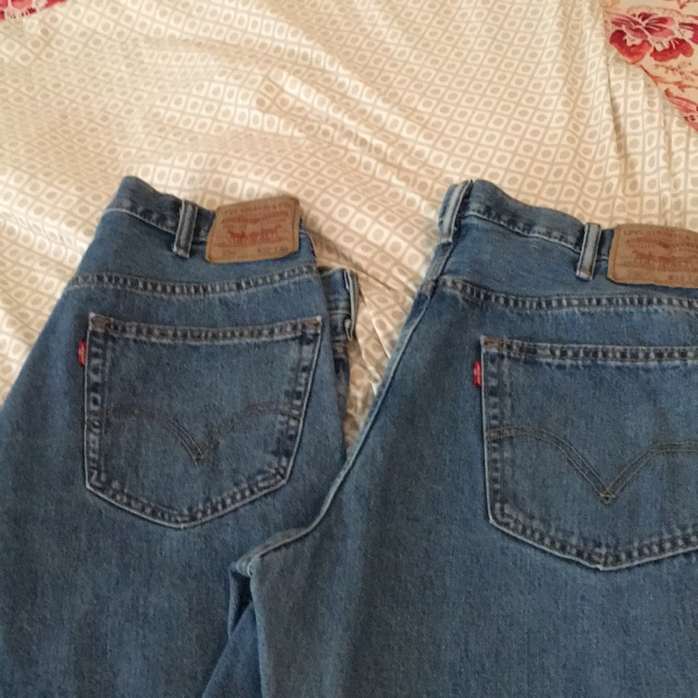 Levi’s blue colored denim 550s 38X30, 36X30